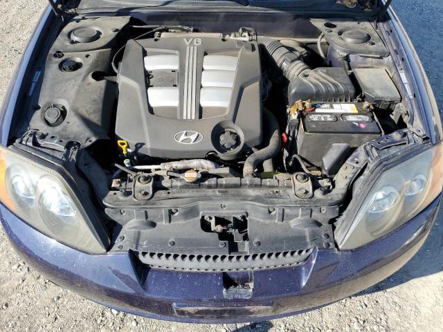 KMHHN65F93U084431 - 2003 HYUNDAI TIBURON GT BLUE photo 11