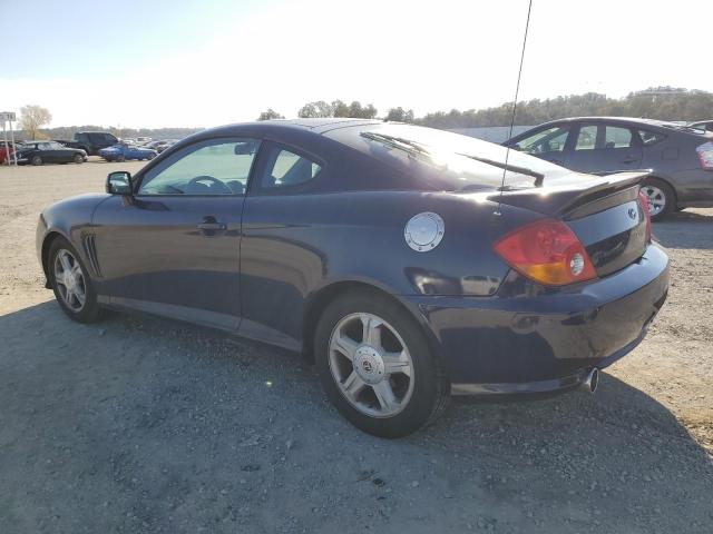 KMHHN65F93U084431 - 2003 HYUNDAI TIBURON GT BLUE photo 2