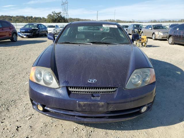 KMHHN65F93U084431 - 2003 HYUNDAI TIBURON GT BLUE photo 5