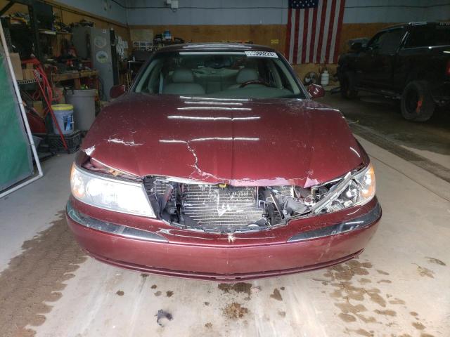 1LNHM97V92Y694698 - 2002 LINCOLN CONTINENTA MAROON photo 5