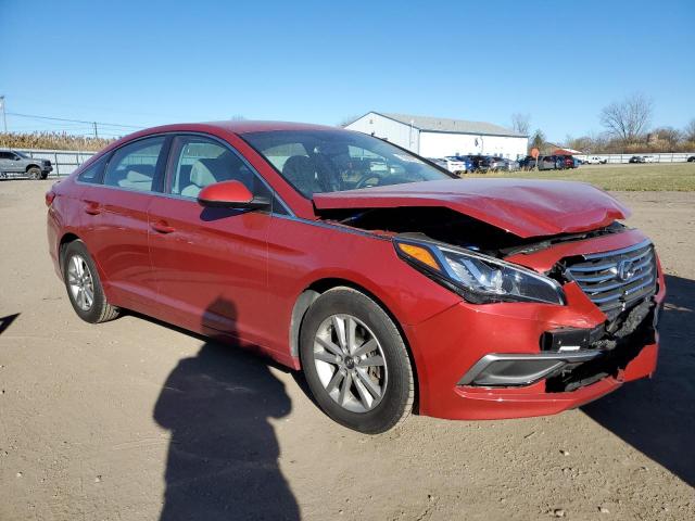 5NPE24AFXHH447122 - 2017 HYUNDAI SONATA SE RED photo 4