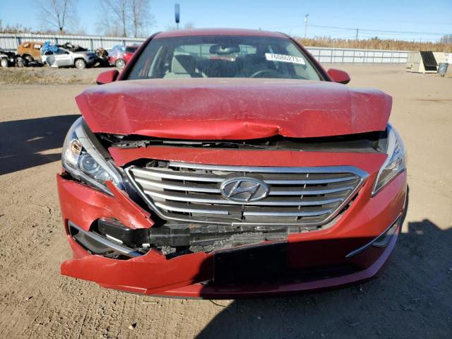 5NPE24AFXHH447122 - 2017 HYUNDAI SONATA SE RED photo 5