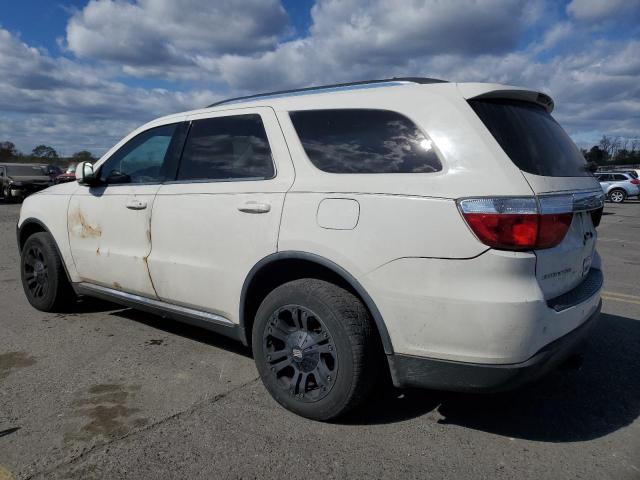 1D4RD4GG4BC730424 - 2011 DODGE DURANGO CREW WHITE photo 2