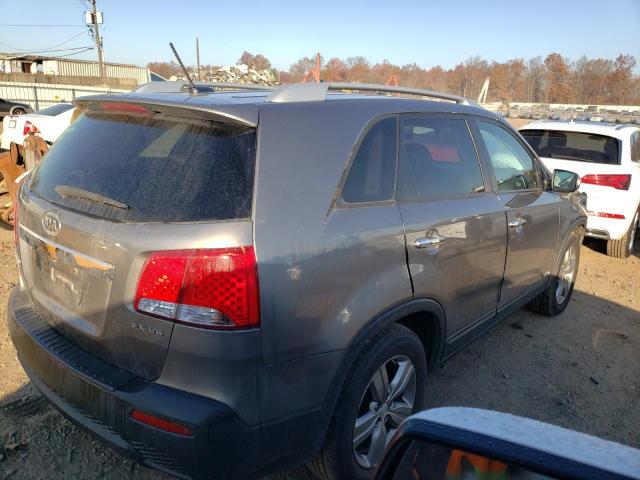 5XYKUDA21DG397500 - 2013 KIA SORENTO EX GRAY photo 3