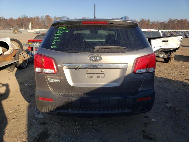 5XYKUDA21DG397500 - 2013 KIA SORENTO EX GRAY photo 6