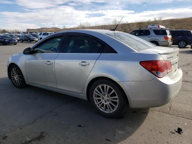 1G1PJ5SC7C7369300 - 2012 CHEVROLET CRUZE ECO SILVER photo 2