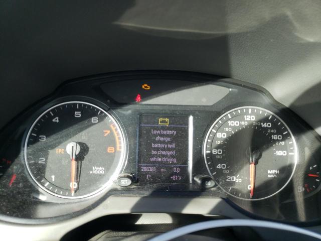 WA1VKAFP5AA009700 - 2010 AUDI Q5 PRESTIGE SILVER photo 9