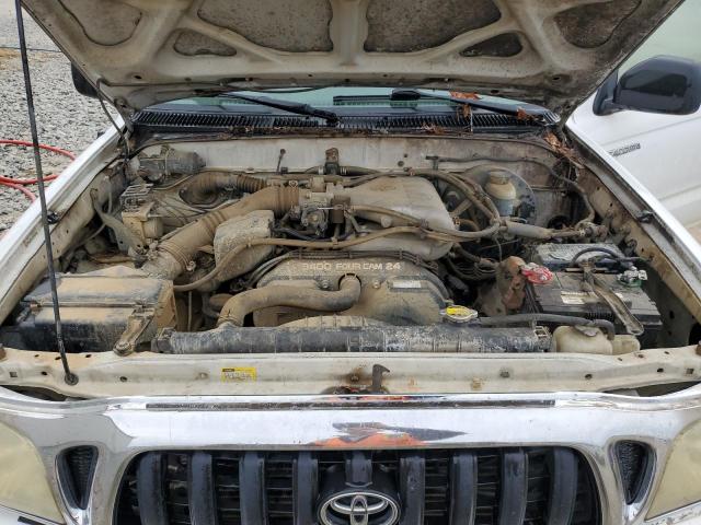 5TEWN72N34Z327981 - 2004 TOYOTA TACOMA XTRACAB WHITE photo 11