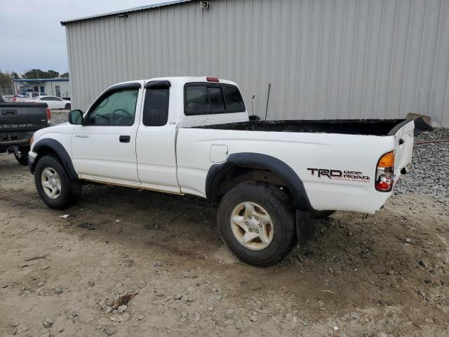 5TEWN72N34Z327981 - 2004 TOYOTA TACOMA XTRACAB WHITE photo 2