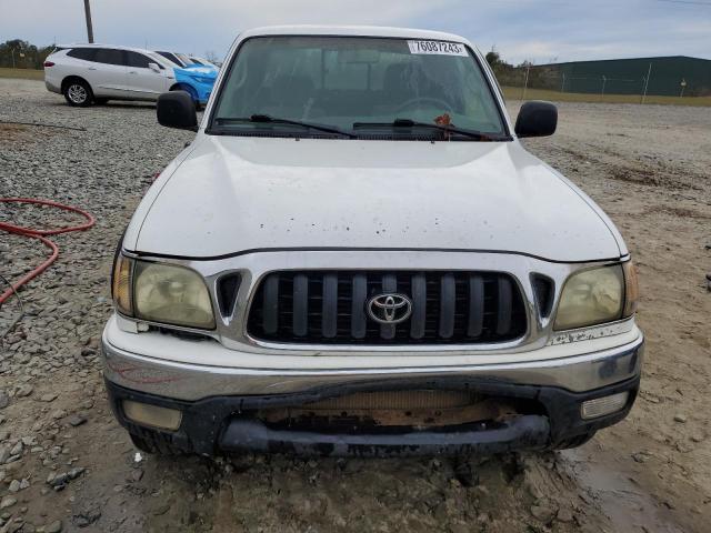 5TEWN72N34Z327981 - 2004 TOYOTA TACOMA XTRACAB WHITE photo 5