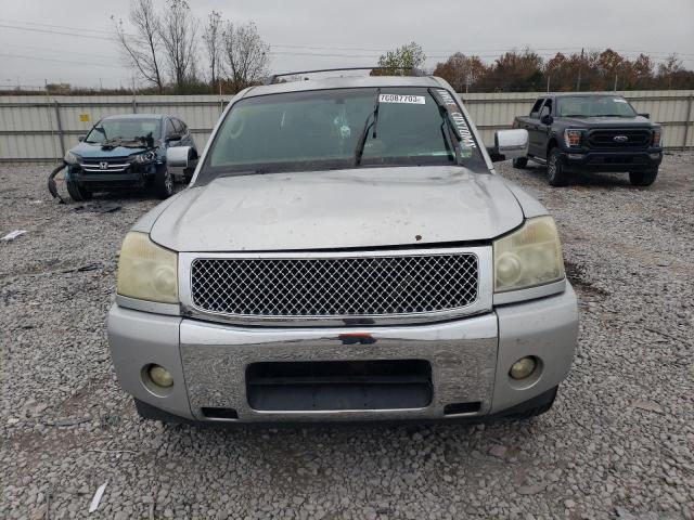 5N1AA08A75N700747 - 2005 NISSAN ARMADA SE SILVER photo 5