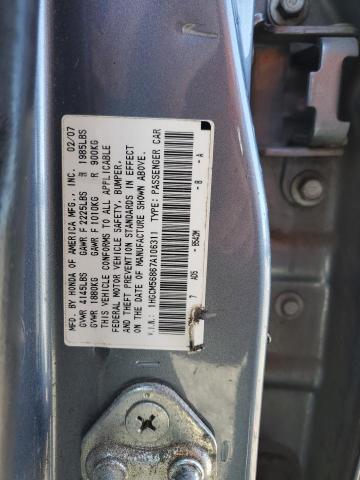 1HGCM56867A106311 - 2007 HONDA ACCORD EX BLUE photo 13