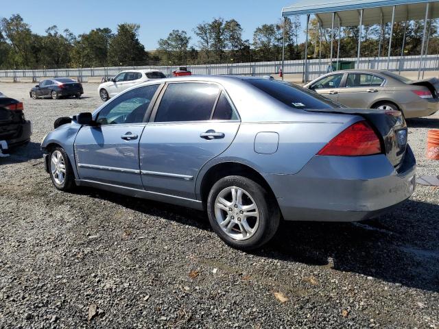 1HGCM56867A106311 - 2007 HONDA ACCORD EX BLUE photo 2