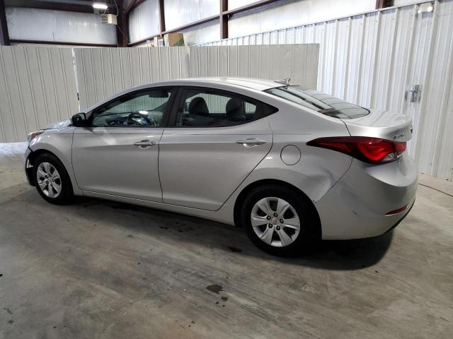 5NPDH4AEXGH749784 - 2016 HYUNDAI ELANTRA SE SILVER photo 2