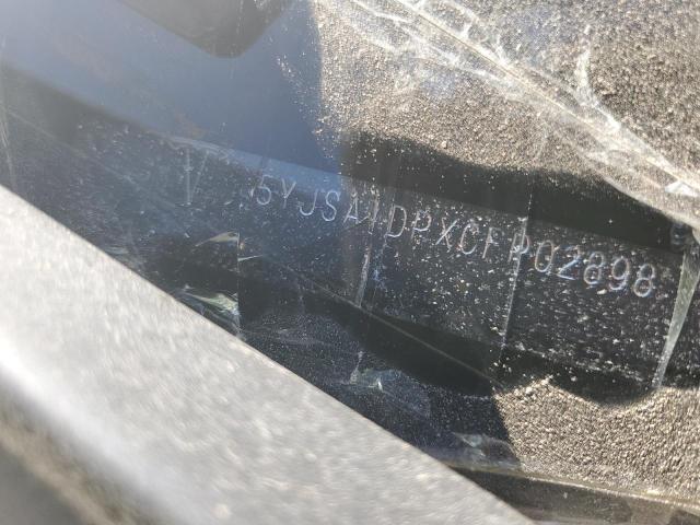 5YJSA1DPXCFP02898 - 2012 TESLA MODEL S Սև լուսանկար 12