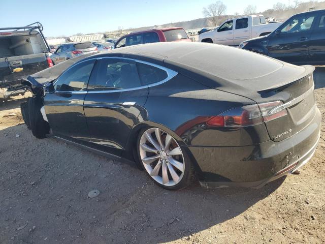 5YJSA1DPXCFP02898 - 2012 TESLA MODEL S Սև լուսանկար 2