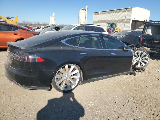 5YJSA1DPXCFP02898 - 2012 TESLA MODEL S Սև լուսանկար 3