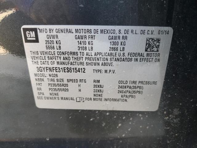 3GYFNFE31ES615412 - 2014 CADILLAC SRX PERFORMANCE COLLECTION Қара фото 13