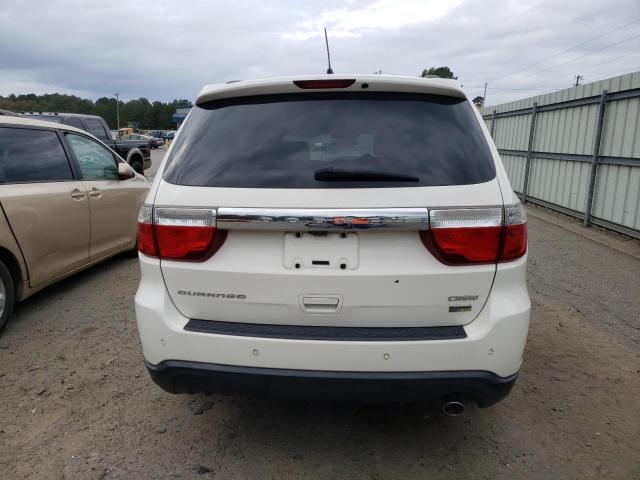 1D4RD4GG1BC720269 - 2011 DODGE DURANGO CREW WHITE photo 6