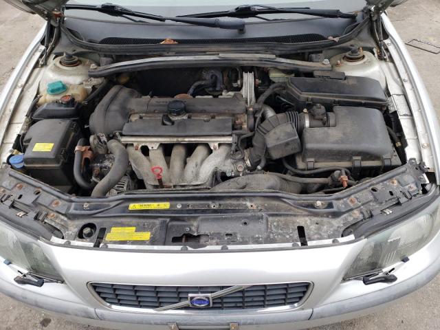 YV1RS61T442410270 - 2004 VOLVO S60 SILVER photo 11