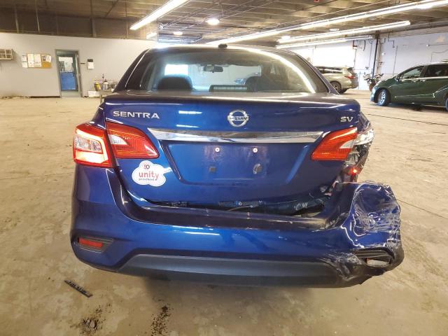 3N1AB7AP7GY251197 - 2016 NISSAN SENTRA S BLUE photo 6