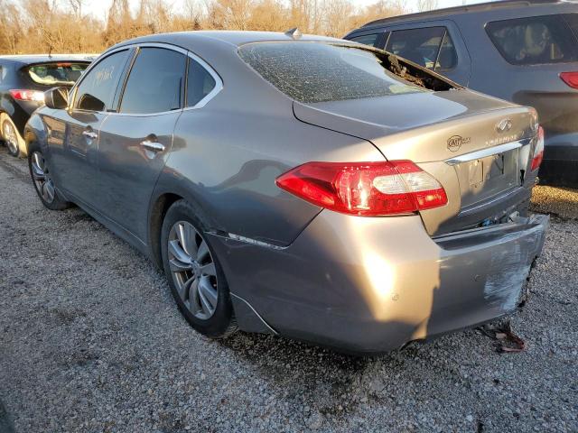 JN1BY1AR1DM603402 - 2013 INFINITI M37 X GRAY photo 2