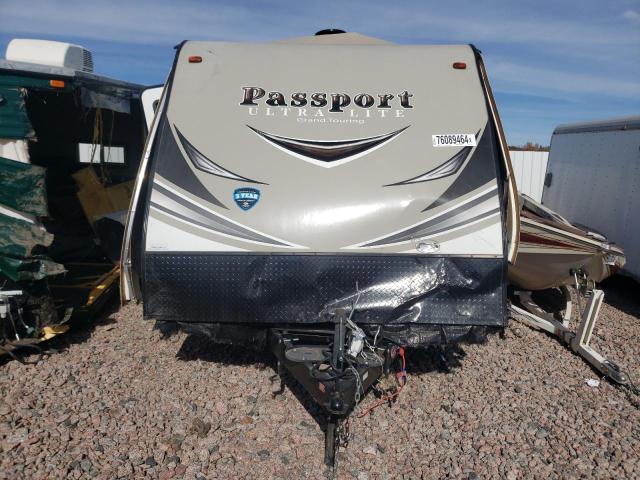 4YDT24026JD415315 - 2018 KEYSTONE PASSPORT WHITE photo 8