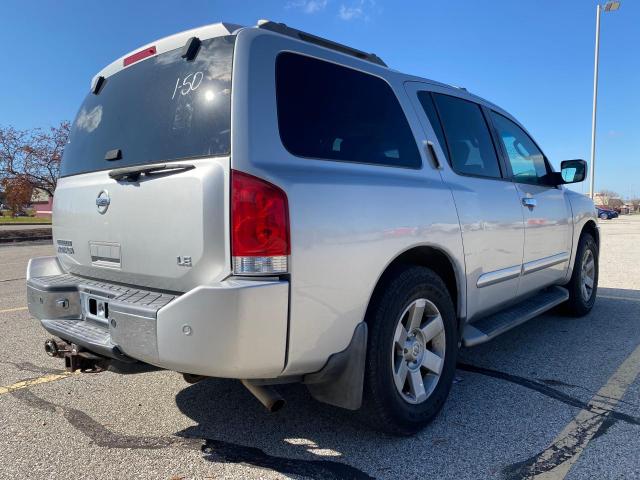 5N1AA08B54N731776 - 2004 NISSAN ARMADA SE SILVER photo 4