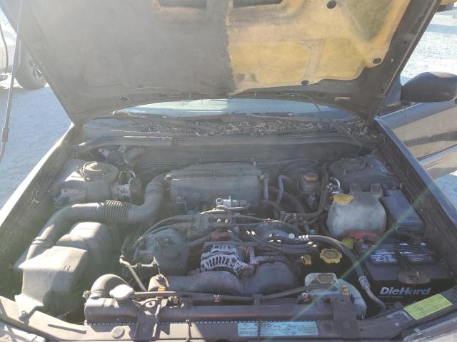 JF1SF6557YH707372 - 2000 SUBARU FORESTER S BLACK photo 11