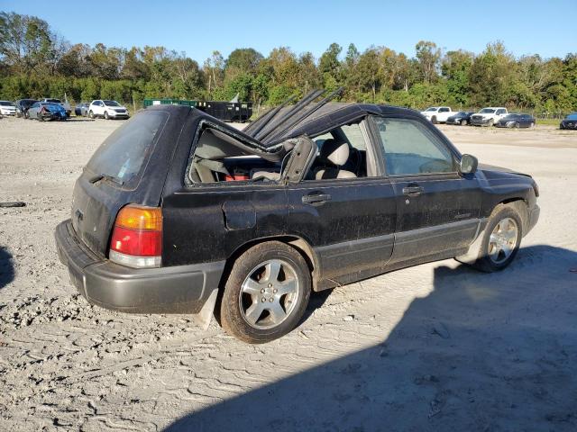 JF1SF6557YH707372 - 2000 SUBARU FORESTER S BLACK photo 3