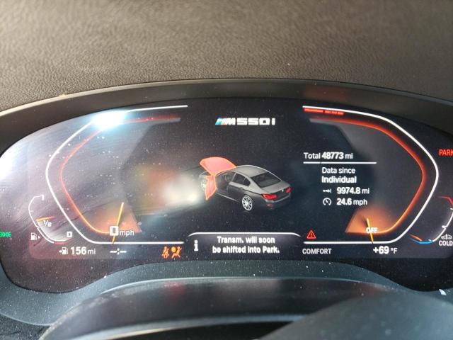 WBAJS7C03LBN96908 - 2020 BMW M550XI RED photo 9