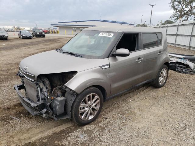 KNDJP3A55K7000288 - 2019 KIA SOUL + GRAY photo 1