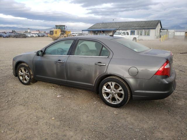 3FAHP0HA1CR187335 - 2012 FORD FUSION SE GRAY photo 2