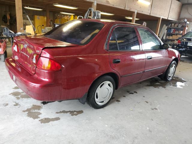 1NXBR12E2YZ352865 - 2000 TOYOTA COROLLA VE RED photo 3