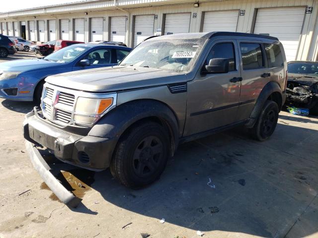 1D8GU28K27W662157 - 2007 DODGE NITRO SXT TAN photo 1