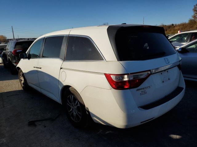 5FNRL5H60CB012904 - 2012 HONDA ODYSSEY EXL WHITE photo 2