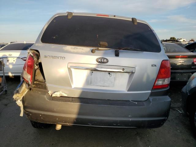 KNDJD733865503603 - 2006 KIA SORENTO EX SILVER photo 6