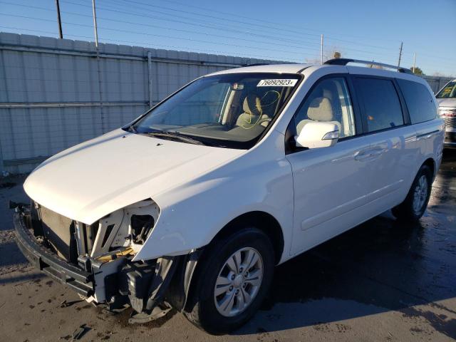 KNDMG4C73C6503021 - 2012 KIA SEDONA LX WHITE photo 1