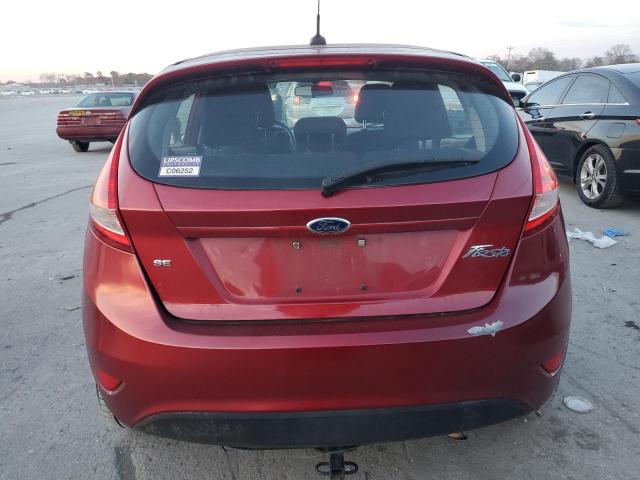 3FADP4EJ3DM178158 - 2013 FORD FIESTA SE RED photo 6