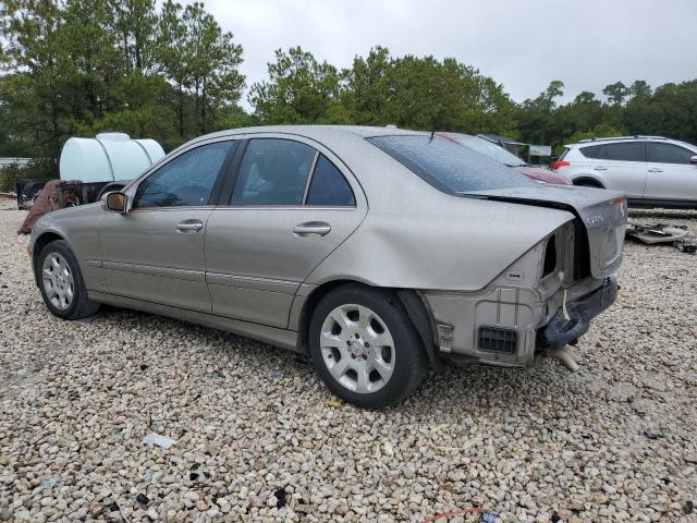 WDBRF54H06F823132 - 2006 MERCEDES-BENZ C 280 TAN photo 2