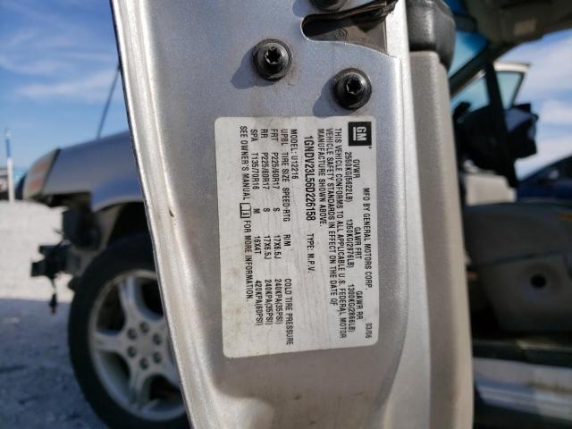 1GNDV23L56D226158 - 2006 CHEVROLET UPLANDER LS SILVER photo 13