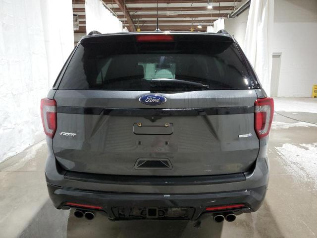 1FM5K8GTXKGA45449 - 2019 FORD EXPLORER SPORT GRAY photo 6