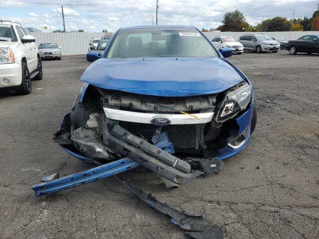 3FAHP0DCXCR299347 - 2012 FORD FUSION SPORT BLUE photo 5