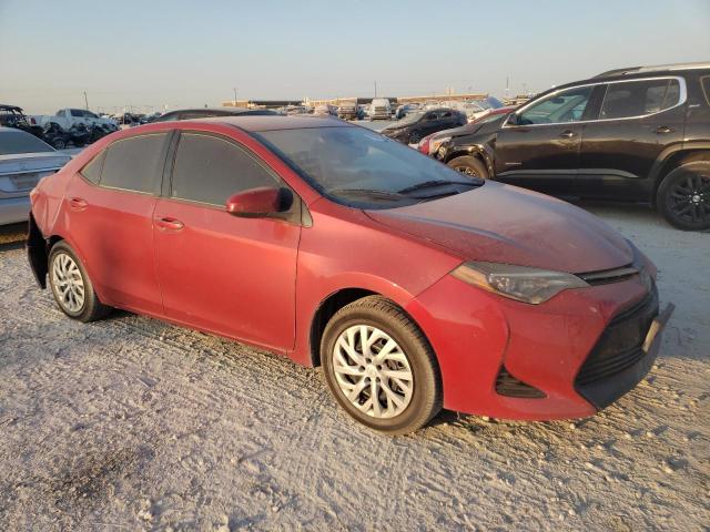 5YFBURHE7HP707132 - 2017 TOYOTA COROLLA L RED photo 4