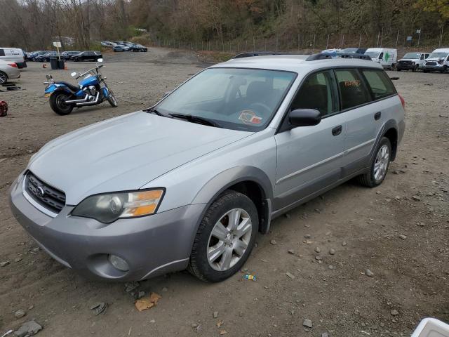 4S4BP61C657368936 - 2005 SUBARU OUTBACK OUTBACK 2.5I SILVER photo 1