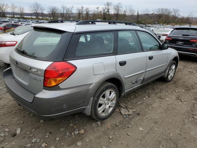 4S4BP61C657368936 - 2005 SUBARU OUTBACK OUTBACK 2.5I SILVER photo 3