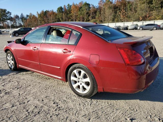 1N4BA41E18C831241 - 2008 NISSAN MAXIMA SE RED photo 2