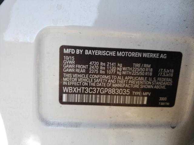 WBXHT3C37GP883035 - 2016 BMW X1 XDRIVE28I WHITE photo 13
