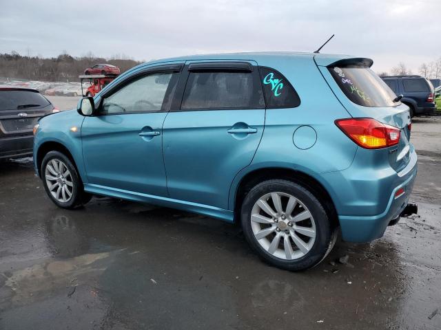 JA4AR4AU7BZ006115 - 2011 MITSUBISHI OUTLANDER SE TEAL photo 2