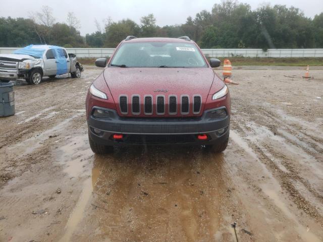 1C4PJMBB0FW778189 - 2015 JEEP CHEROKEE TRAILHAWK RED photo 5